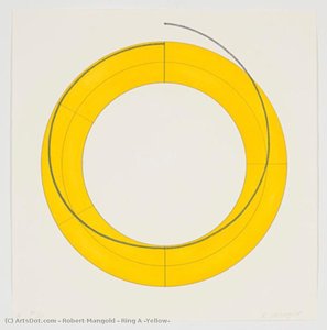 Ring A (yellow) — Robert Mangold