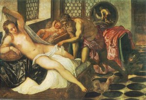 Vulcanus Takes Mars And Venus Unawares. München — Jacopo Tintoretto, Baroque Drama