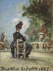 The Gardens Of Luxembourg — Johan Barthold Jongkind