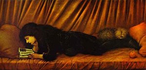 Portrait Of Katie Lewis — Edward Coley Burne-jones