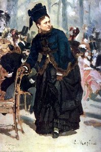 Woman (study) — Ilya Yefimovich Repin