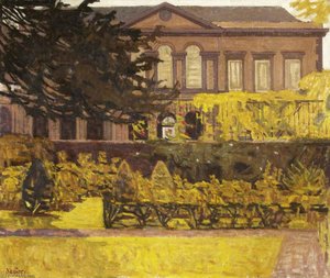 Worcester College The Library From The Provost's Garden — Roger De Grey