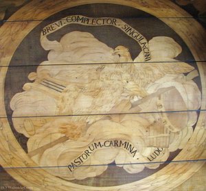 Marquetry of the Bureau du Roi