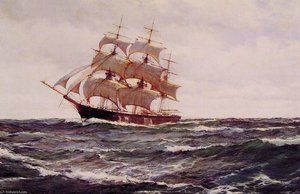 The Glorious Sea — Montague Dawson