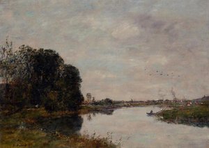The Toques At Saint-arnoult — Eugène Louis Boudin