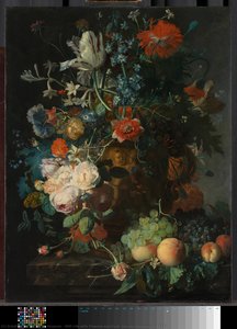 Still Life With Flowers And Fruit, Jan Van Huysum, C. 1721 — Jan Van Huysum