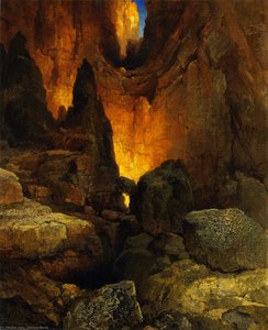 A Side Canyon, Grand Canyon Of Arizona — Thomas Moran