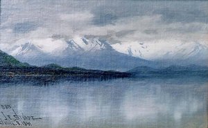 Snow Squall, Alaska, (painting)