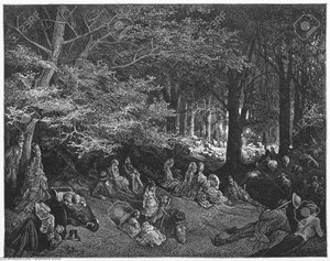 Under The Arches, Illustration From 'london — Paul Gustave Doré, Romanticism