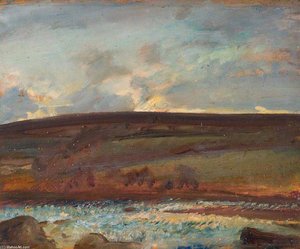 Brightworthy Ford, Withypool, Exmoor - — Sir Alfred James Munnings, Impressionism