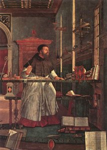 Vision Of St Augustin (detail - ) — Vittore Carpaccio