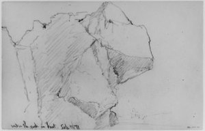 Rock Study — Daniel Huntington