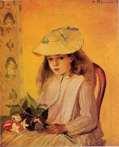 Portrait Of Jeanne — Camille Pissarro, Impressionist Painting