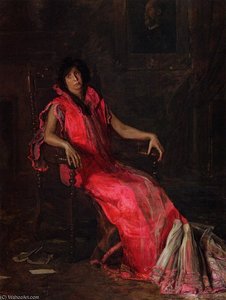 An Actress Aka Portrait Of Suzanne Santje — Thomas Eakins