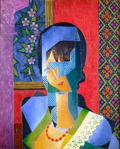 Femme À La Dentelle — Jean Dominique Antony Metzinger