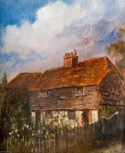 Cottages between 'The Leather Bottle' and Mill House