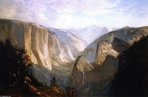 Yosemite Valley From Old Inspiration Point — Gilbert Munger