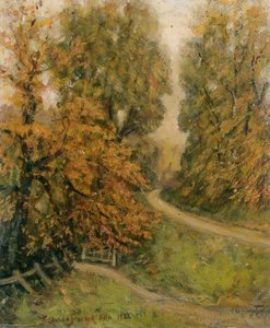 Lawrence Street in Autumn, Mill Hill