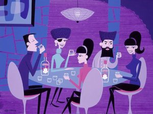 The Potato Eaters — Josh Agle (shag)