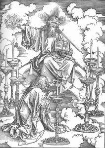 The Revelation Of St John: 2. St John's Vision Of Christ And The Seven Candlesticks — Albrecht Dürer, Northern Renaissance