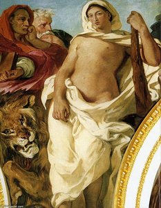 Justice (detail) — Eugène Delacroix