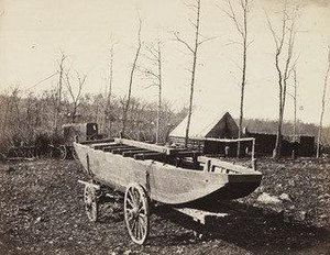 Pontoon Boat, Brandy Station, Virginia — Timothy O'sullivan Alexander Gardner