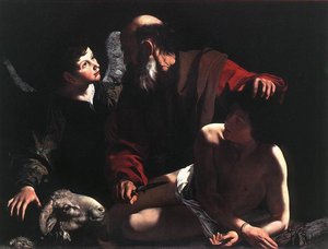 Sacrifice Of Isaac I — Caravaggio, Baroque Painting