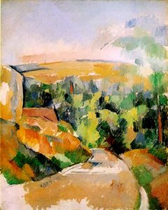 Bend In Road — Paul Cézanne, Post-impressionism