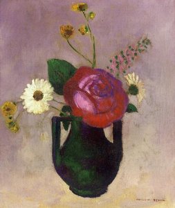 Rose And Daisy — Odilon Redon