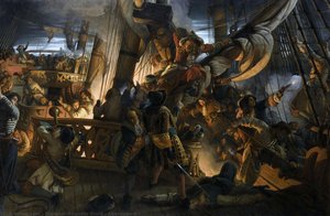 Abordage D — Francois Auguste Biard