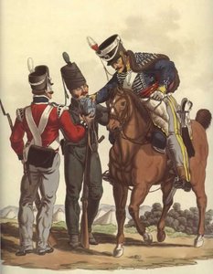 3rd Hussars, Infantry And Light Infantry, King's German — Charles Hamilton Smith, Academic Illustration