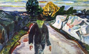 The Murderer — Edvard Munch, Expressionism