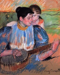 The Banjo Lesson — Mary Stevenson Cassatt