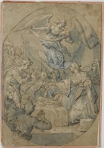 L'adoration Des Bergers — Hans Von Aachen