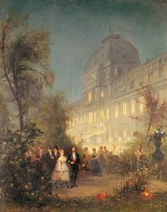 Evening Party At The Tuileries - — Pierre Tetar Van Elven