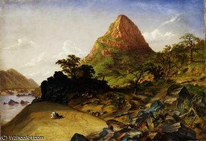 Mount Stephanie, Above Kabrabasam, Zambezi River — Thomas Baines