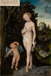 Venus With Cupid Stealing Honey — Lucas Cranach The Elder, High Renaissance