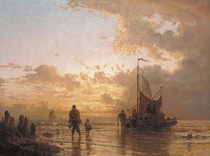 The Fishermen's Return — Andreas Achenbach