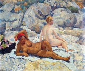 Gurzuf. Women's Beach — Ilya Ivanovich Mashkov