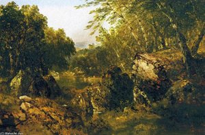 White Mountain Scenery 1 — John Frederick Kensett