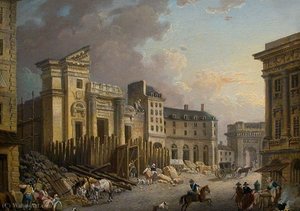 Molition of the church Saint-Barthélemy de la Cité in Paris