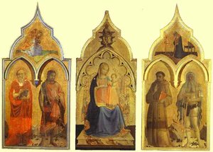 Certosa Del Galluzzo Triptych — Fra Angelico, Early Renaissance