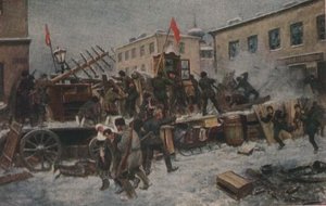 Barricade Fighting In Red Presnya — Ivan Vladimirov