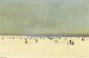 Sand, Sea And Sky: A Summer Fantasy — John Atkinson Grimshaw