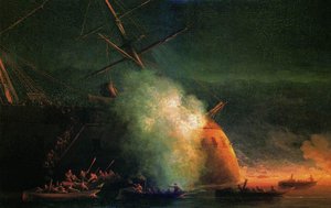 Mine Attack — Ivan Konstantinovich Aivazovsky