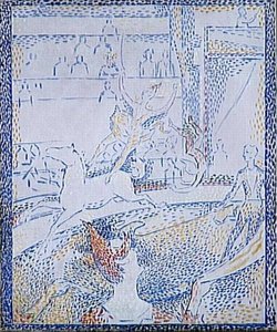 Esquisse Pour Le Cirque — Georges Seurat