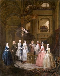 The Marriage Of Stephen Beckingham And Mary Cox — William Hogarth