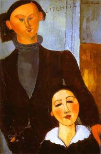 The Sculptor Jacques Lipchitz And His Wife Berthe Lipchitz — Amedeo Clemente Modigliani