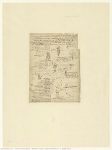 Atlantic Codex (codex Atlanticus), F. 1058 Verso. — Leonardo Da Vinci