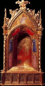 Relicario Con La Representación De Cristo Y Ángeles — Fra Angelico, Early Renaissance